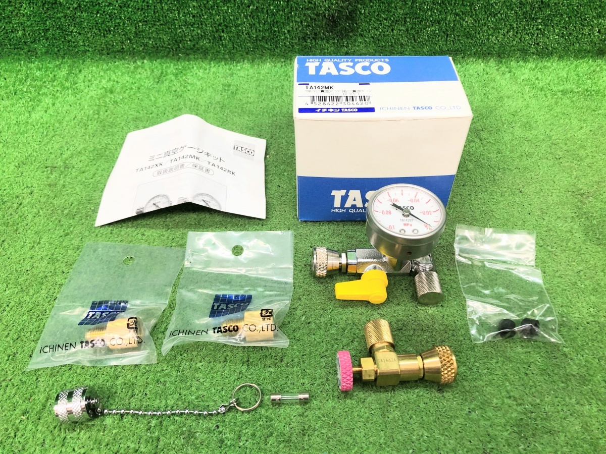 未使用品 イチネンTASCO タスコ ウルトラミニ真空ポンプ用ミニ真空ゲージキット TA142MKの画像1