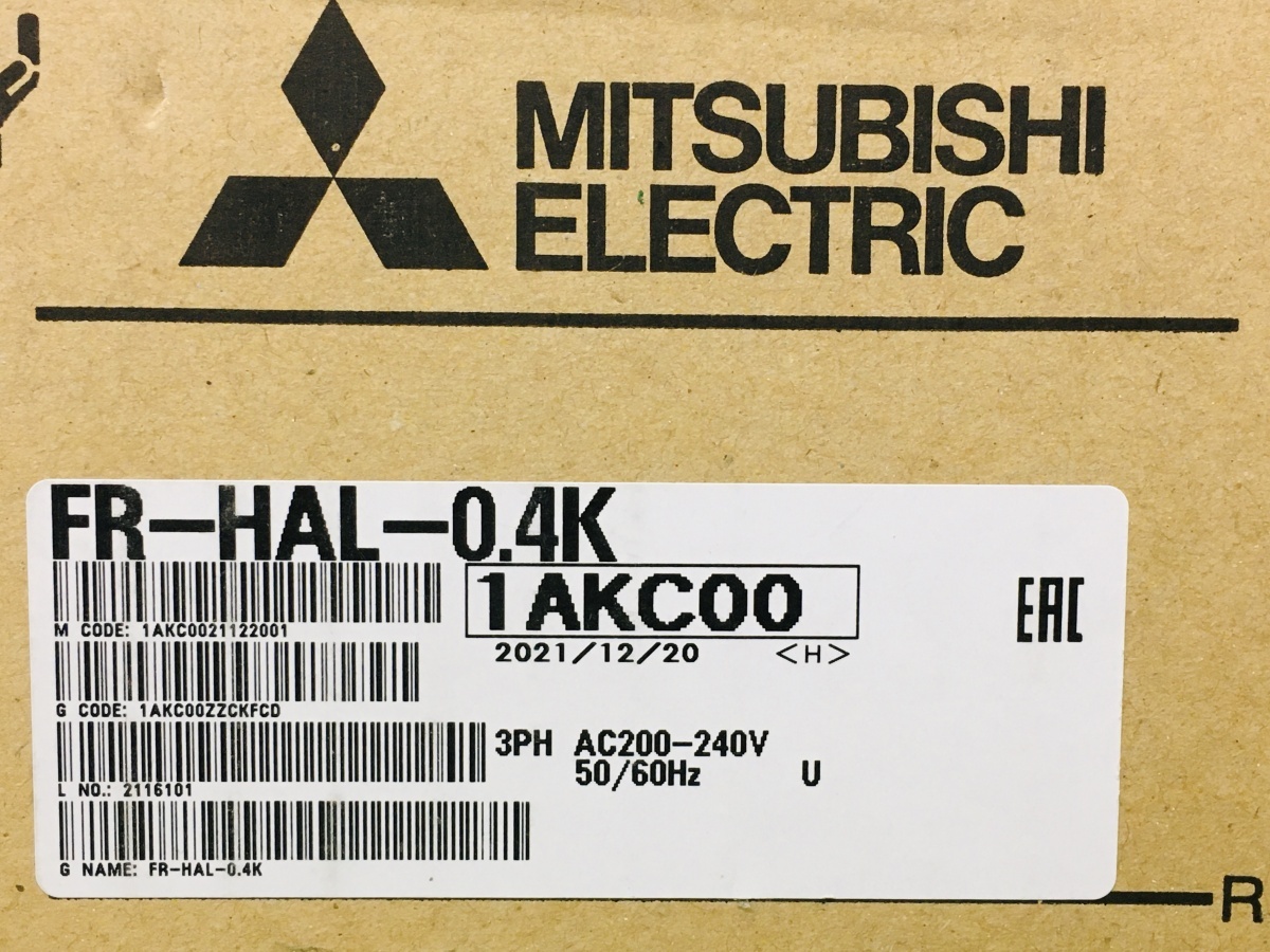 ①未開封品 MITSUBISHI 三菱電機 インバータFREQROL用 オプション リアクトル FR-HEL-0.4K_画像2