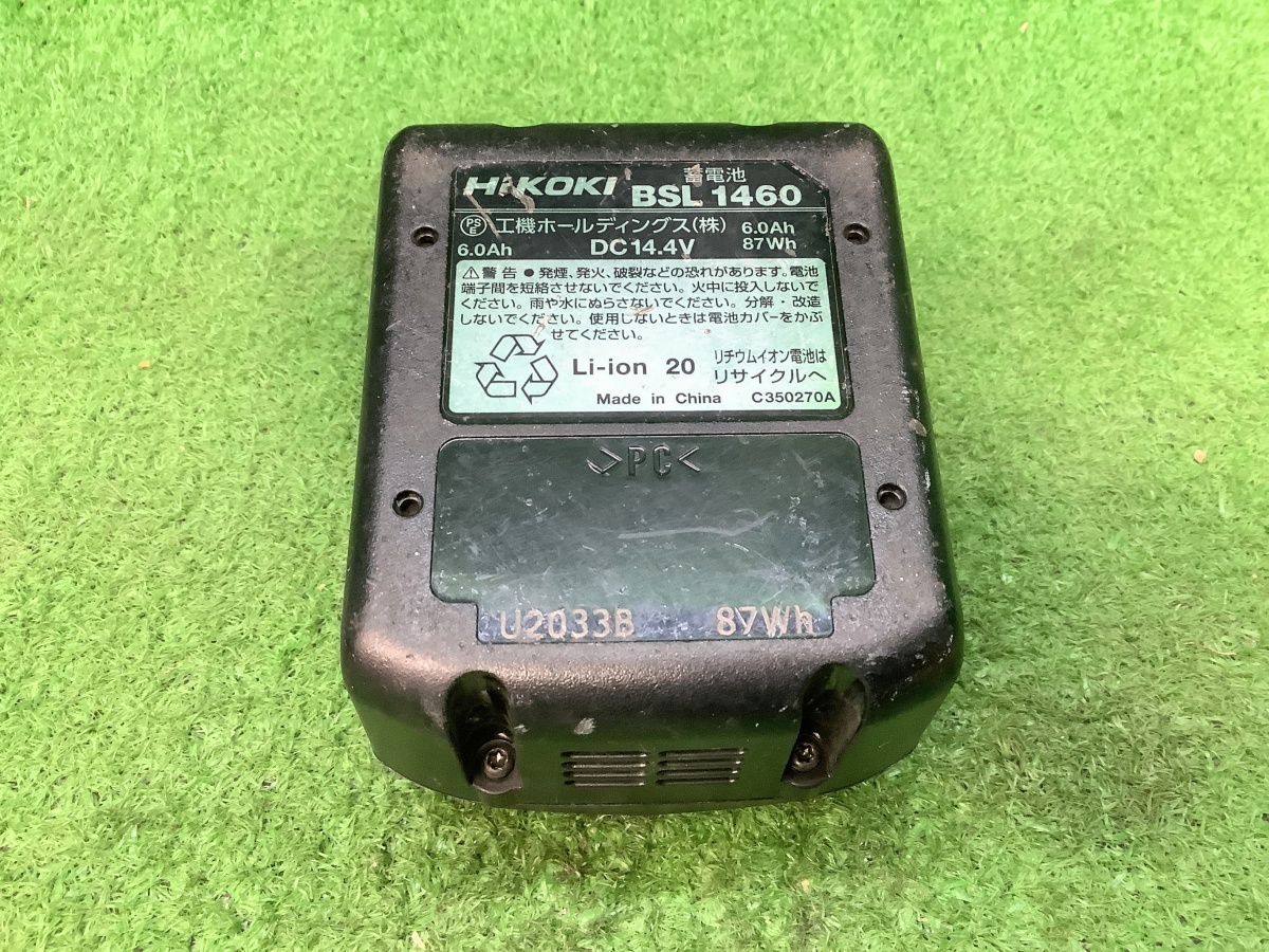 中古品 HiKOKI ハイコーキ 14.4V 6.0Ah リチウムイオンバッテリ 蓄電池 BSL1460_画像5