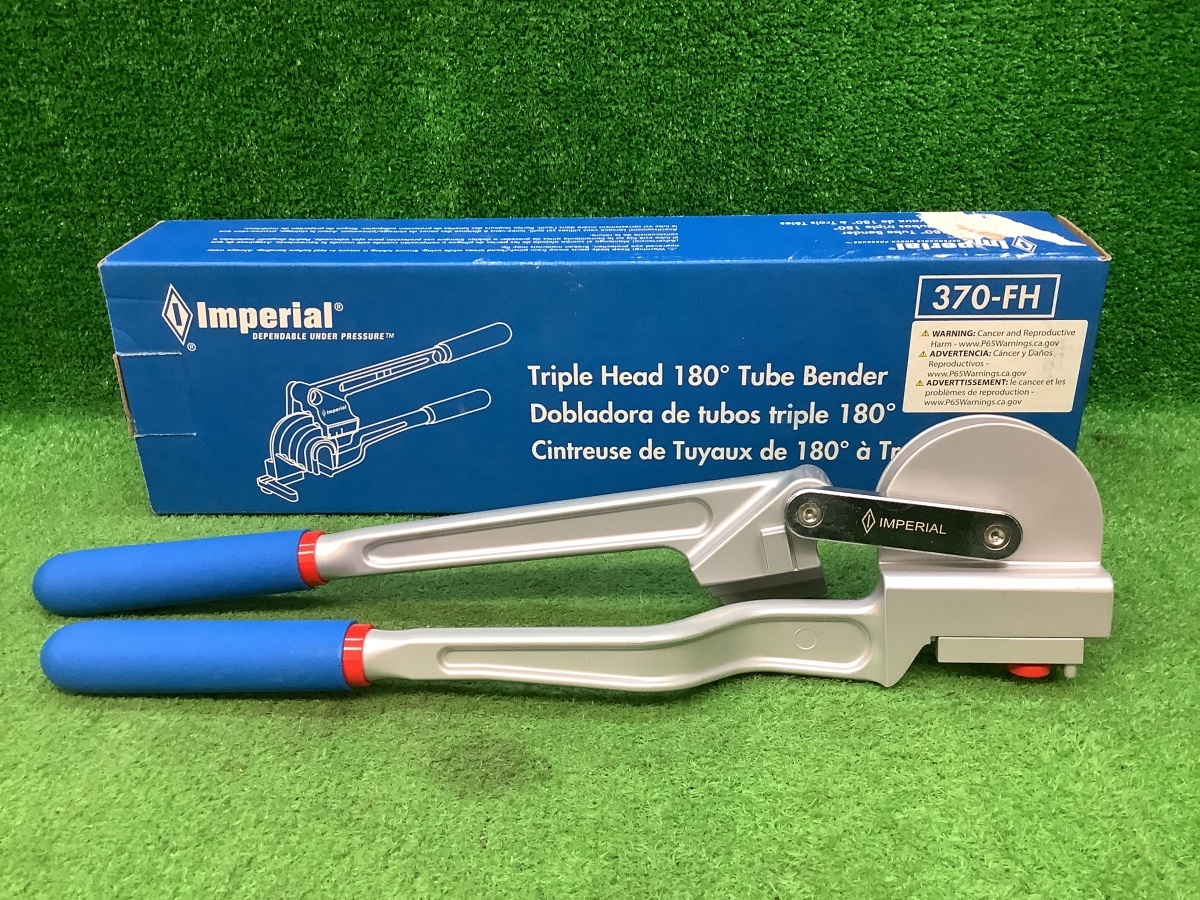 ②【程度良好】中古品 IMPERIAL インペリアル 3ヘッド 1/4・3/8・1/2 チューブベンダー 370-FH_画像1