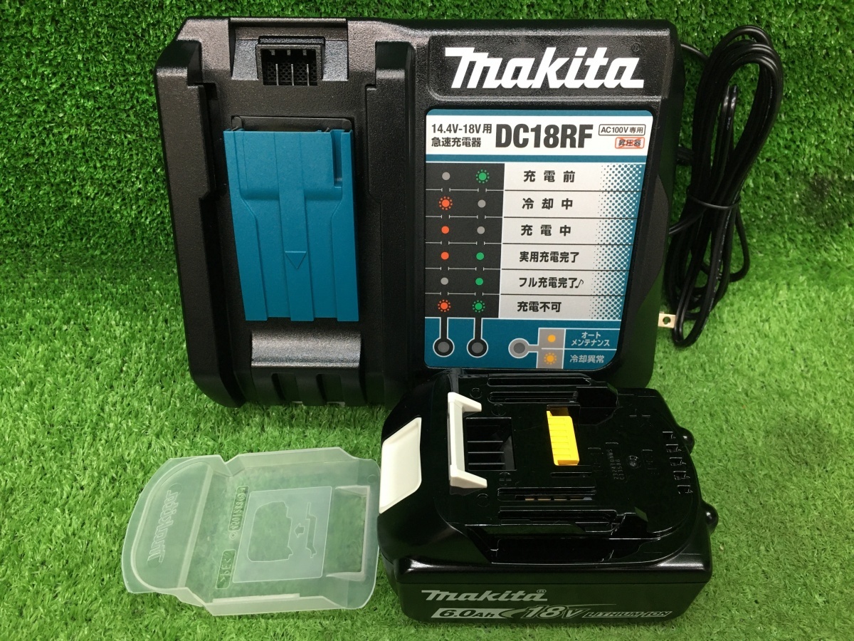 未使用品 makita マキタ 18V 6.0Ah 充電式ケーブルカッタ TC101DRG ※バッテリ1個＋充電器セット_画像8