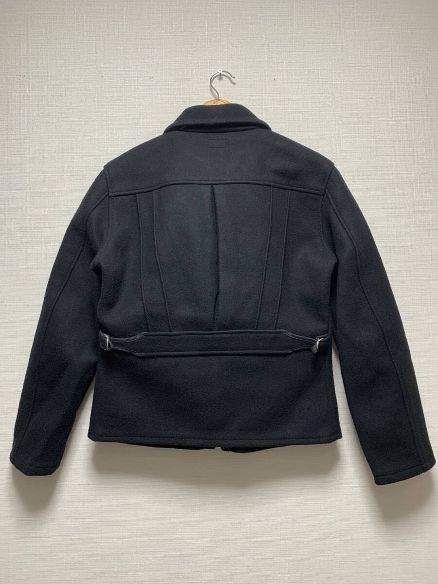 [BLACK SIGN] 16AW Wind Block Cord Jacket ウールメルトン スポーツジャケット 40 日本製 ブラック ブラックサインの画像2