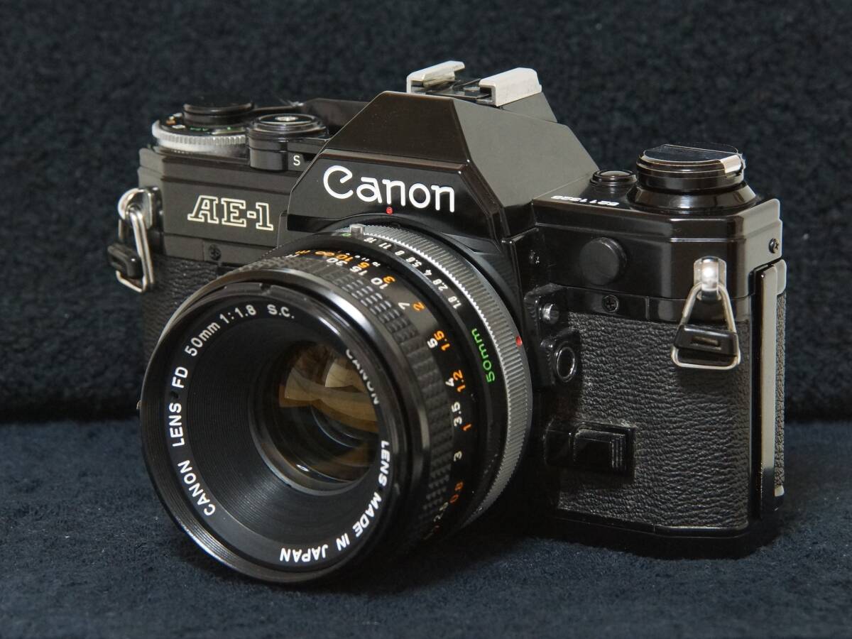 Canon AE-1 FD50mmF1.8S.C 標準レンズセット 【Working product ・動作確認済み】_画像2