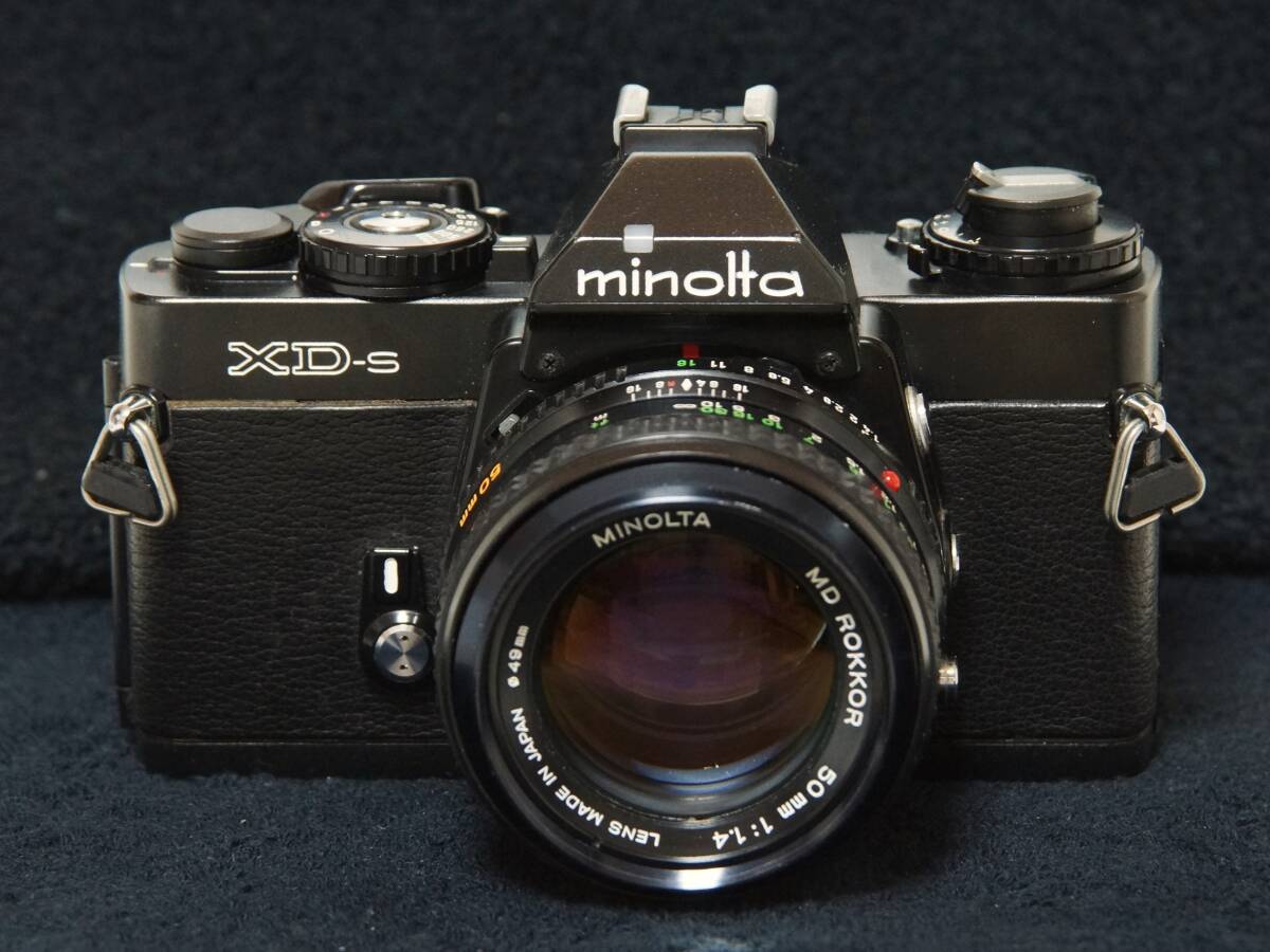 MINOLTA ＸD-S MD ROKKOR50ｍｆ1.4標準レンズ付きセット【Working product・動作確認済】の画像6