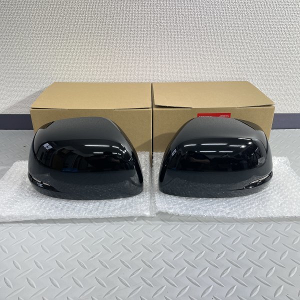 * new goods original Honda HONDAen one N-ONE door mirror cover Skull cap left right set black black side mirror cover 