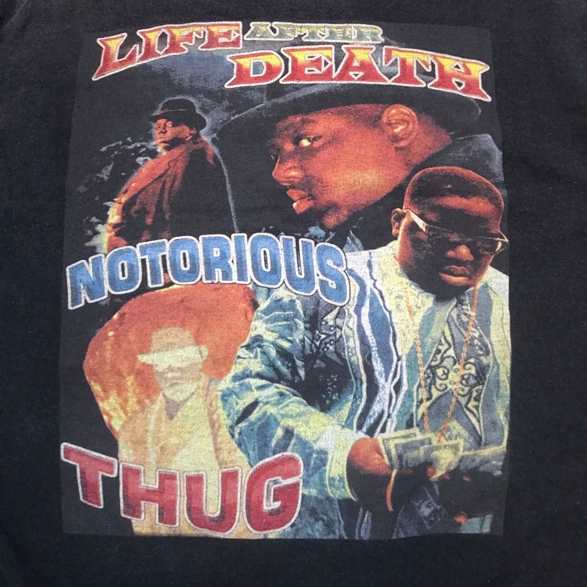 90s 00s ビギーNotorious BIG ラップＴシャツ