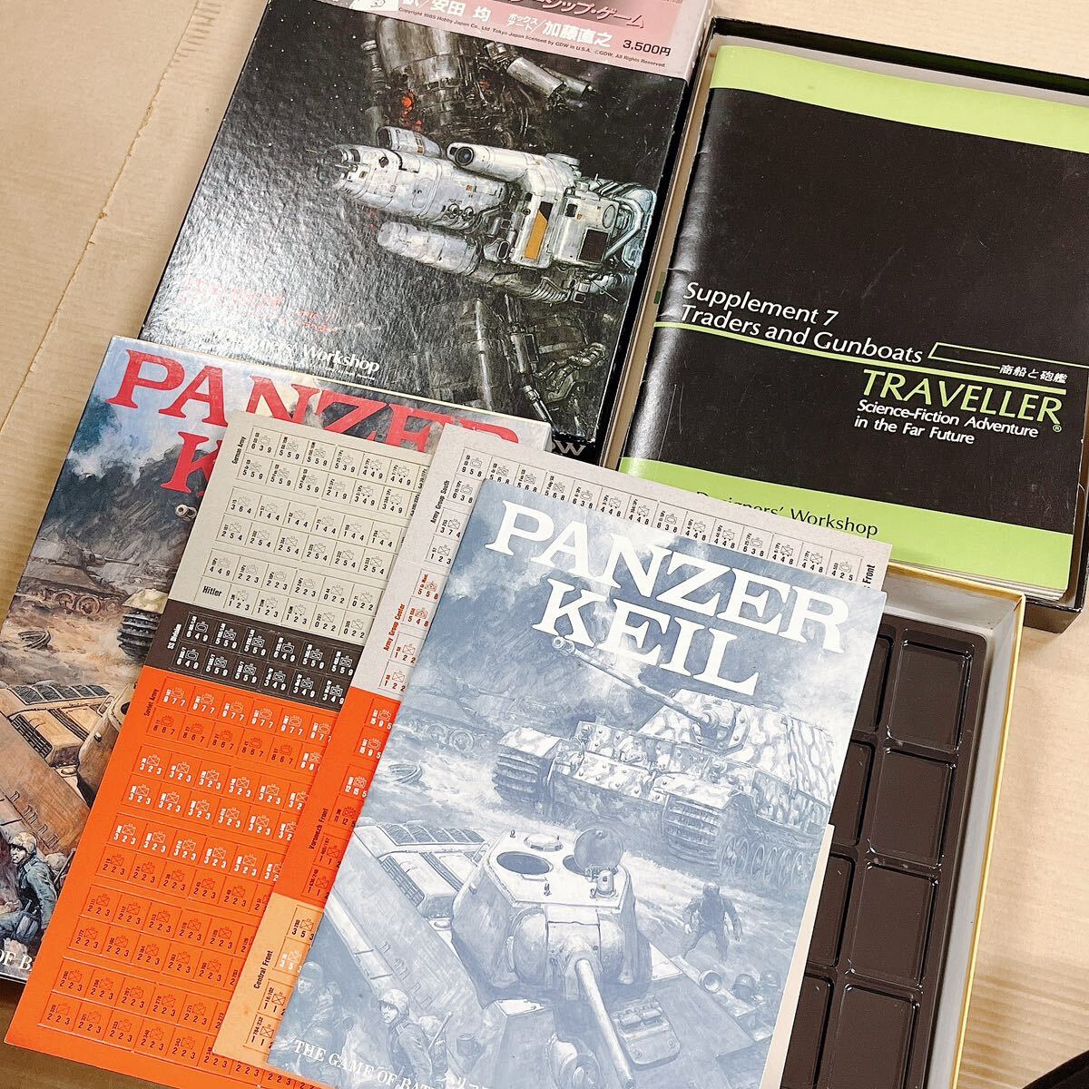 【K1】大量！ トラベラー PANZER KEIL twilight's peak スタートレック カーンの逆襲 ブルーマックス 等 ボードゲーム まとめ売りの画像7