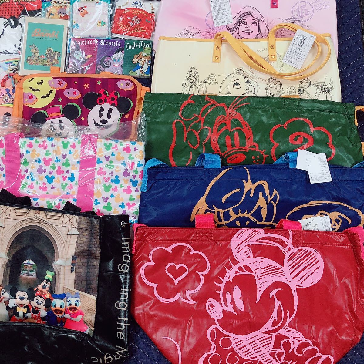 [K1]③ много Disney товары комплект продажа комплектом игрушка сумка сумка канцелярские товары мозаика подушка рюкзак чехол для пропуска Disney Duffy 
