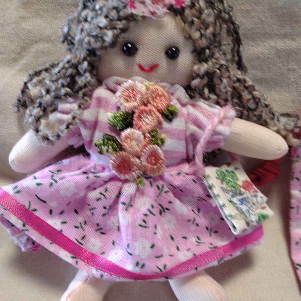  hand made pouch & doll C.