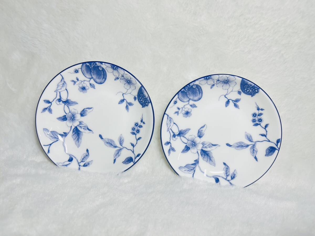 [240415-1T]【中古品】≪WEDG WOOD≫BLUE PLUM/カップ＆ソーサー/ウェッジウッド/ブループラム/ジャスパー/小皿/灰皿 _画像4