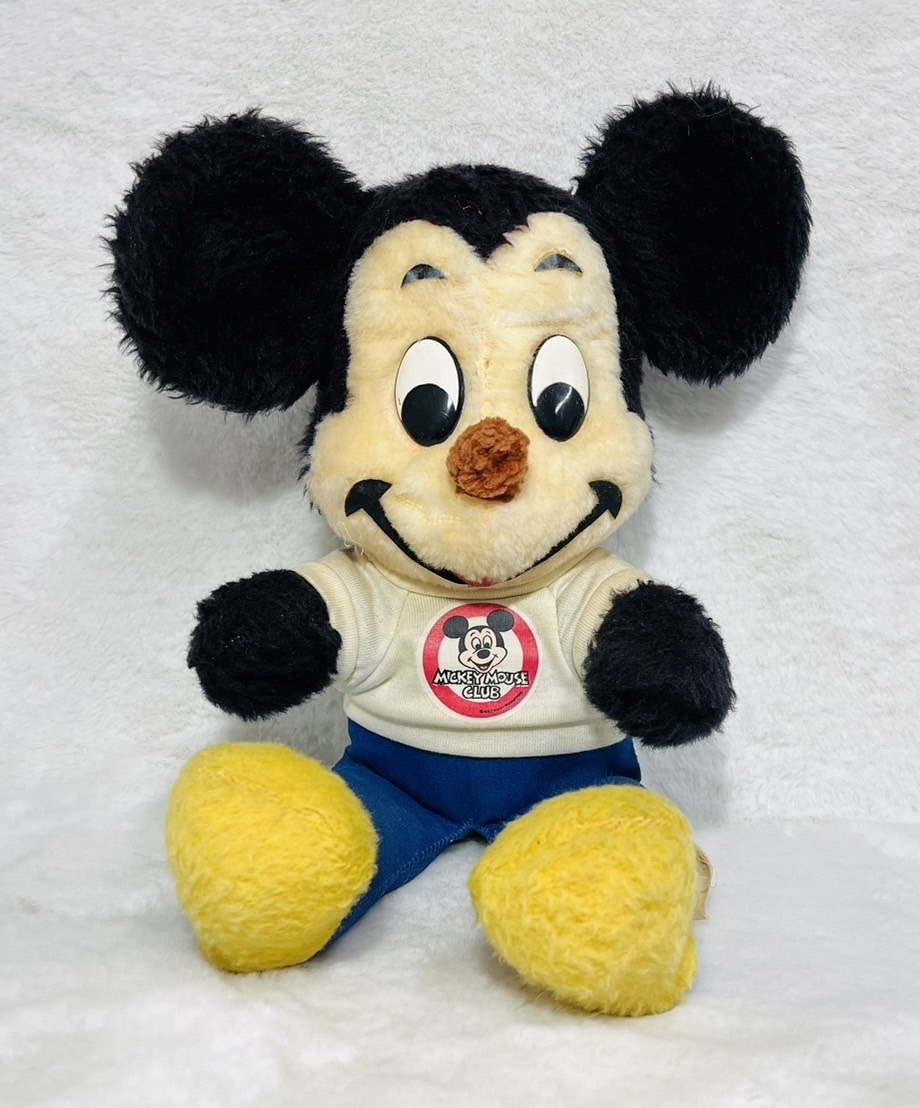  [240411-1T]【現状品】≪ぬいぐるみ≫ミッキー/ミニー/レトロ/当時物/ディズニー/Disney/Mickey/Minnie_画像2