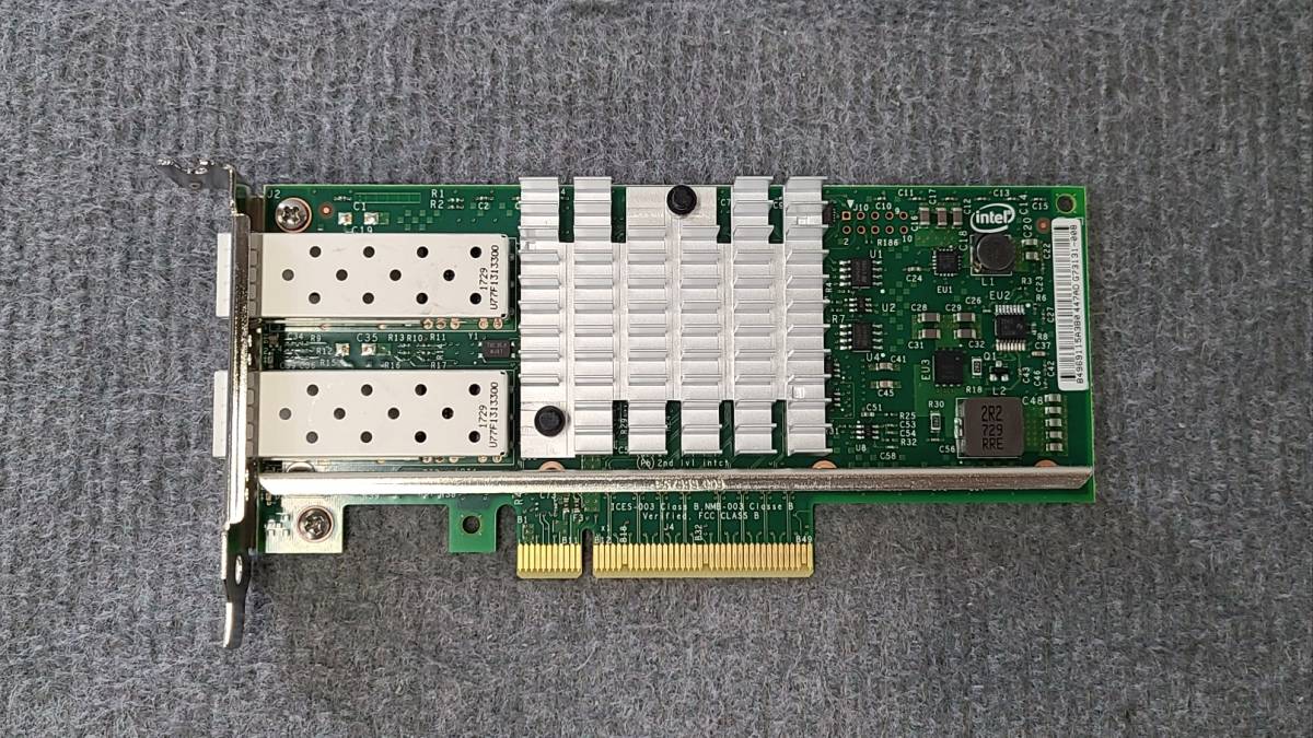 Dell 942V6 X520-DA2 10Gbps Dual Port Ethernet Server Adapter Low Profileの画像1