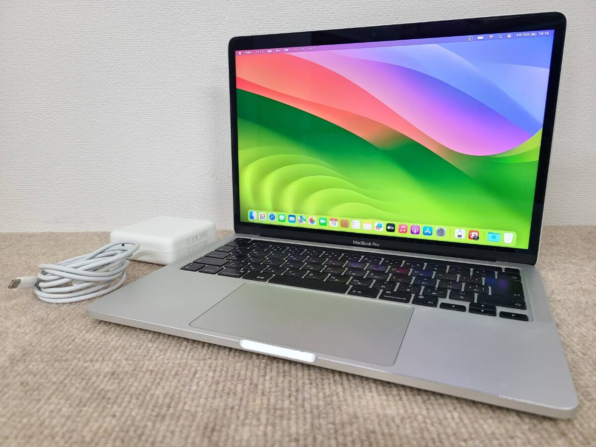 Apple MacBook Pro 13(2020, A2338) M1 / RAM 16GB / SSD 256GB / シルバー / 充放電回数 : 356 [MC011]の画像2