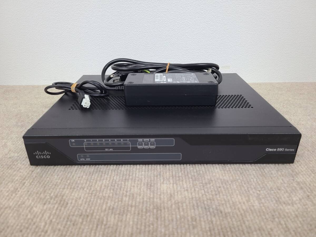 Cisco シスコ C892FSP-K9 800シリーズ ルーター ACアダプター 初期化済みの画像1