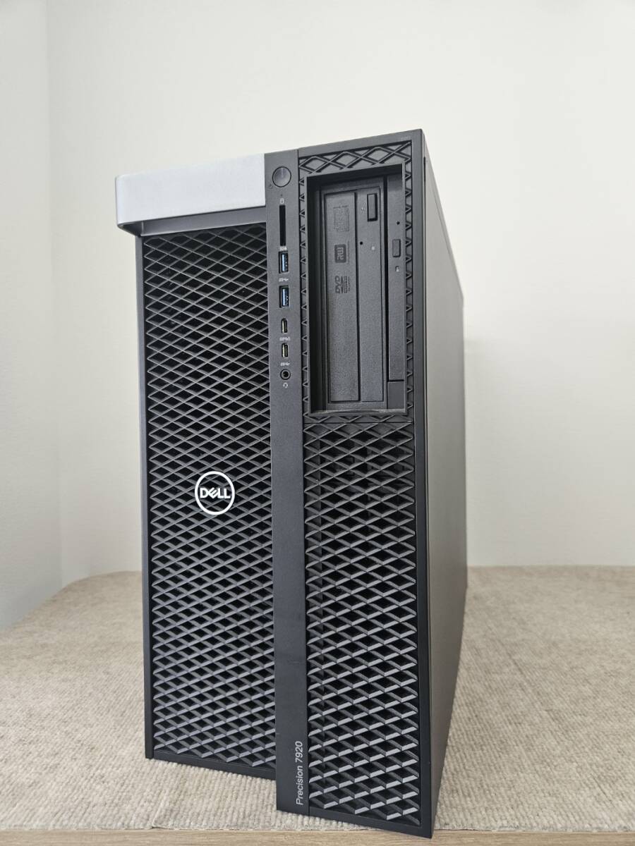 クリエイター向けAI研究 Dell Precision T7920 Xeon Gold 6152 44コア88スレッド メモリ256GB SSD 1TB+4TB SATA Quadro M5000 [WS001]の画像2