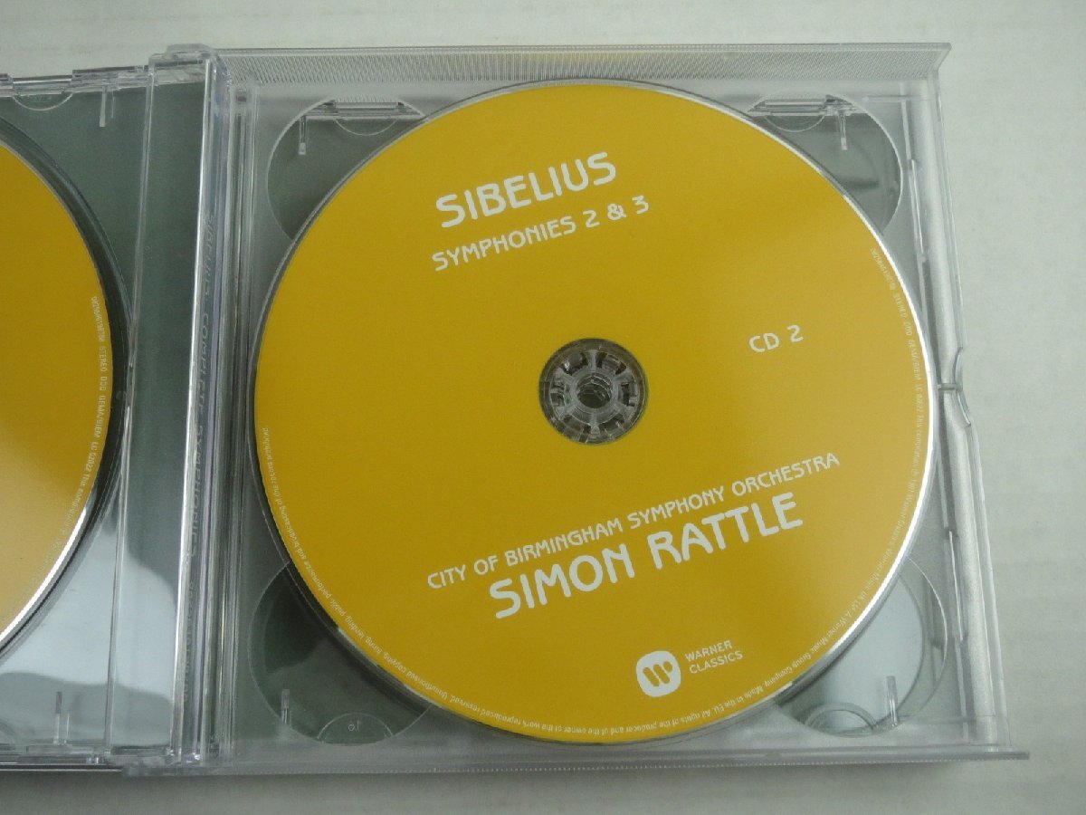 ♪SIMON RATTLE(サイモン・ラトル) / SIBELIUS(シベリウス) 交響曲全集 CD4枚組♪USED品の画像3