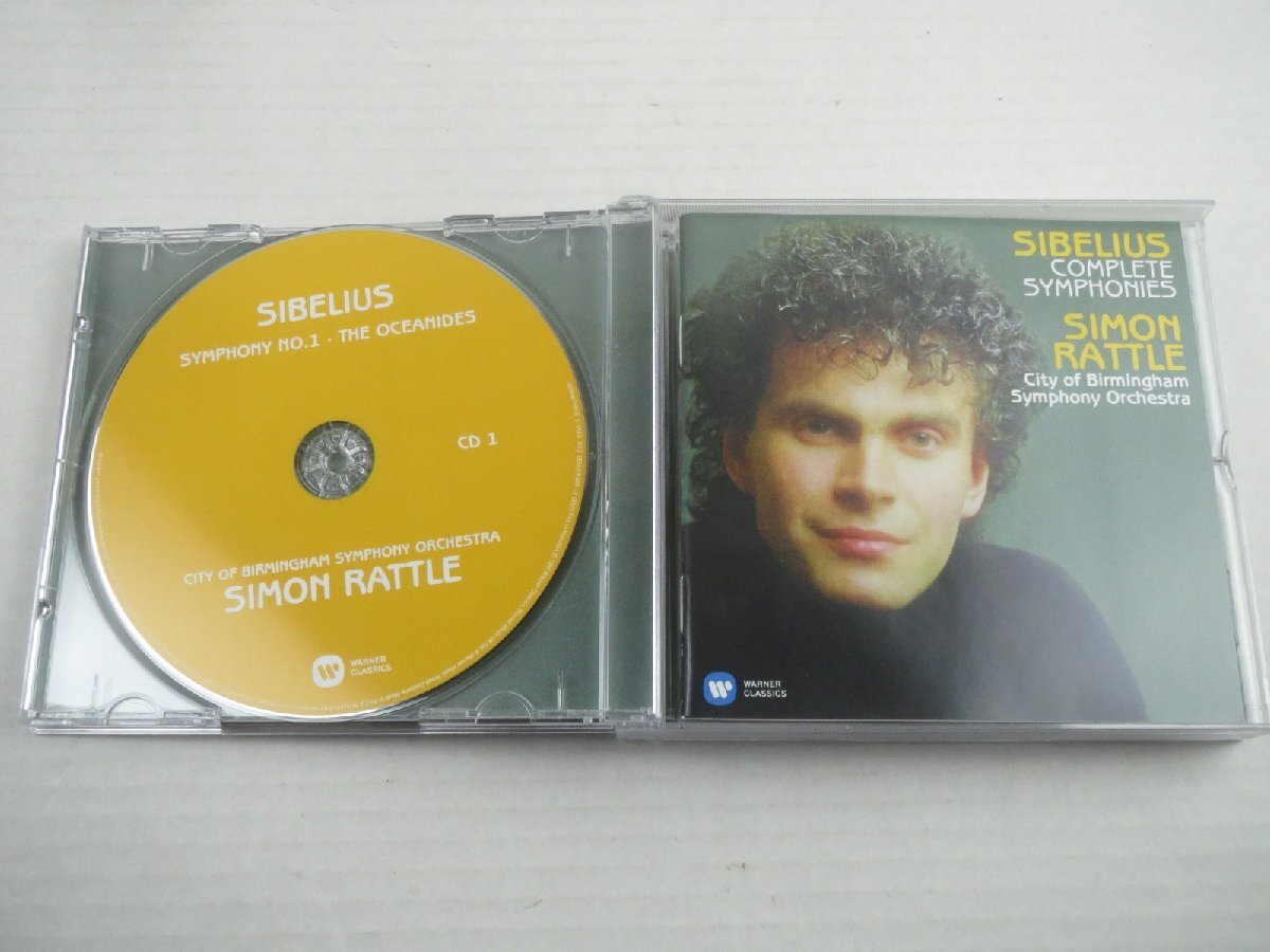 ♪SIMON RATTLE(サイモン・ラトル) / SIBELIUS(シベリウス) 交響曲全集 CD4枚組♪USED品の画像2