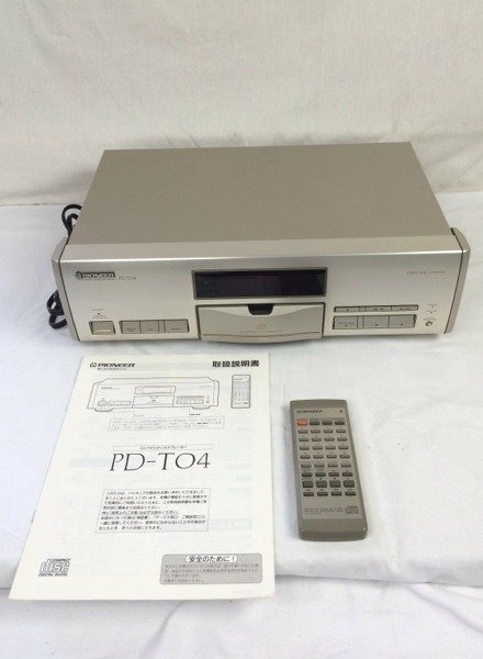 ☆☆PIONEER パイオニア コンパクトディスクプレーヤー CDプレーヤー PD-TO4☆ジャンク品の画像1