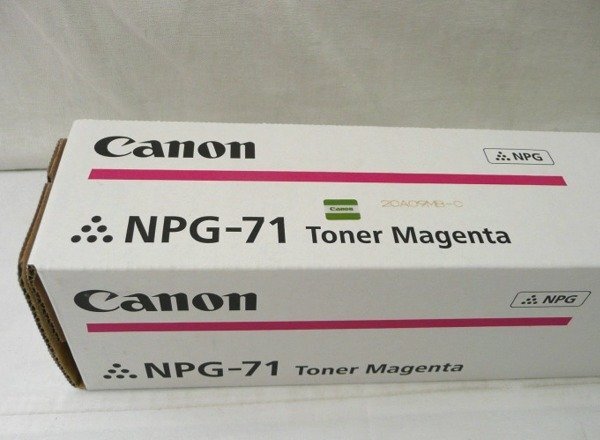 ☆☆CANON キャノン　純正　トナー　NPG-71　Magenta マゼンタ☆未開封品_画像1