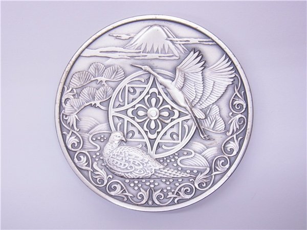 ◎ 記念メダル ◎ 1984年 新日本銀行券発行記念 純銀 123g 造幣局製 SV1000 ◎保管品の画像3
