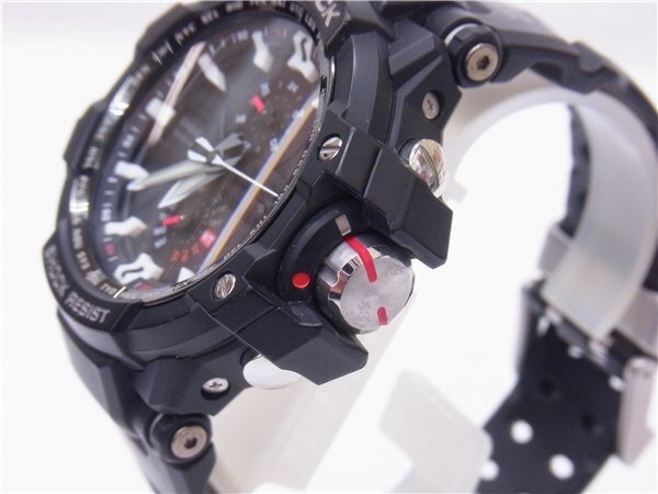 ◎ G-SHOCK ◎　カシオ　GW-A1000　スカイコックピット　グラビティマスター　タフソーラー　アナログ　ブラック　稼働品　◎USED良品_画像5