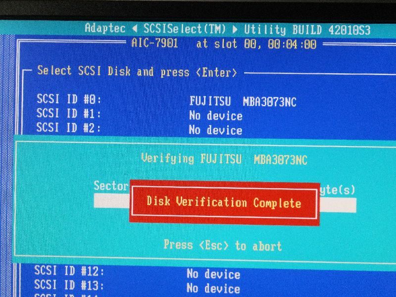  new goods unused goods FUJITSU MBA3073NC 73.4GB ULTRA320 SCSI 80Pin 15K rotation operation screen have..