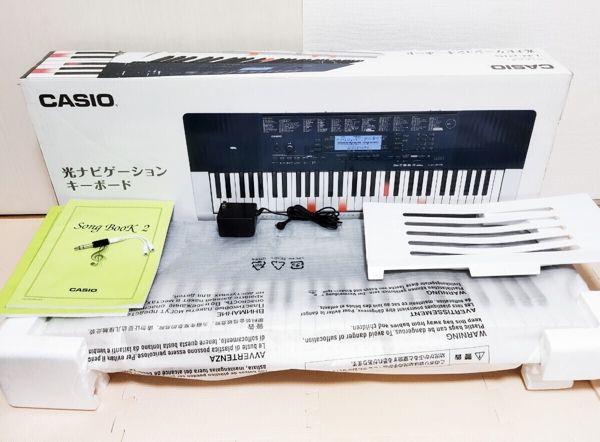 【引越処分】カシオ キーボード LK-215 電子ピアノ 【美品】casio 光ナビゲーション キーボード 61鍵 鍵盤楽器　_画像2