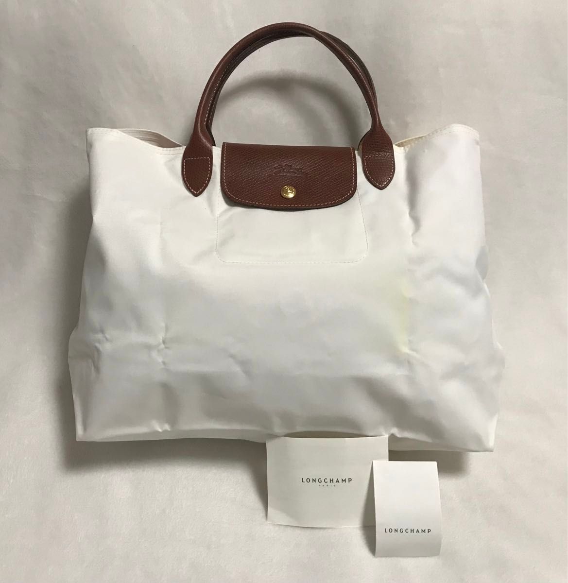 未使用品 LONGCHAMP ロンシャン トートバッグ プリアージュ 2way 購入証明書