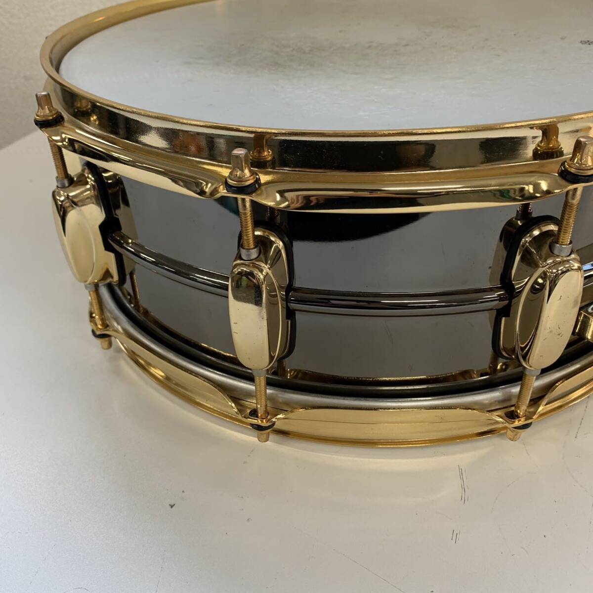 【O1】 Tama Simon Philips Signature スネアドラム 14×5.5 サイモンフィリップス TOTO 初代 GLADIATOR 1641-5の画像4