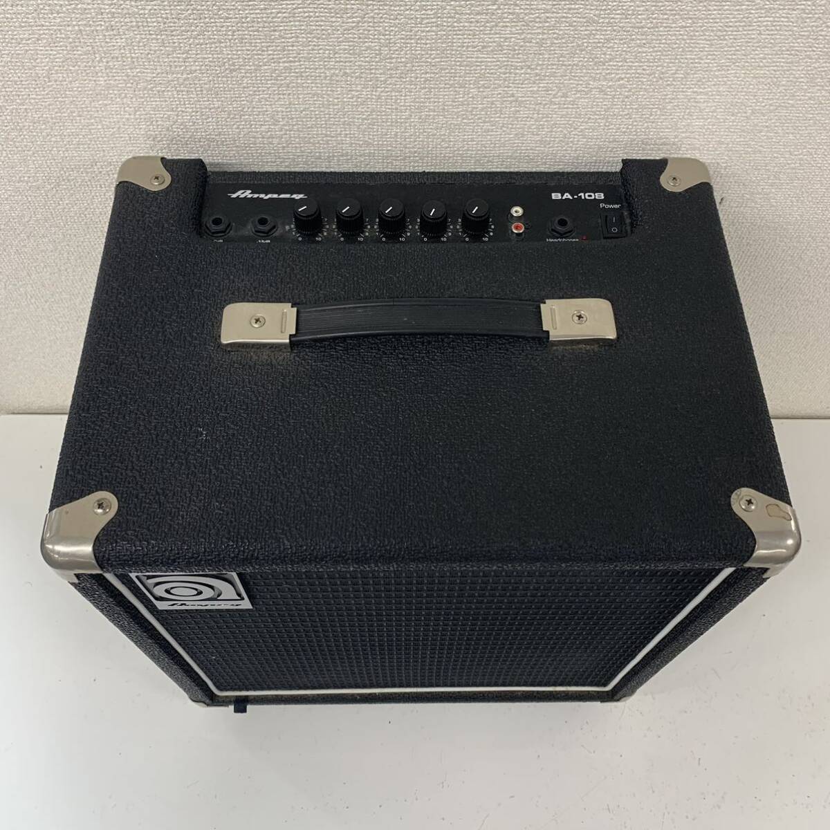 【Ha2】 Ampeg BA-108 ベースアンプ アンペグ コンボアンプ 動作品 ギターアンプ 1757-80_画像3