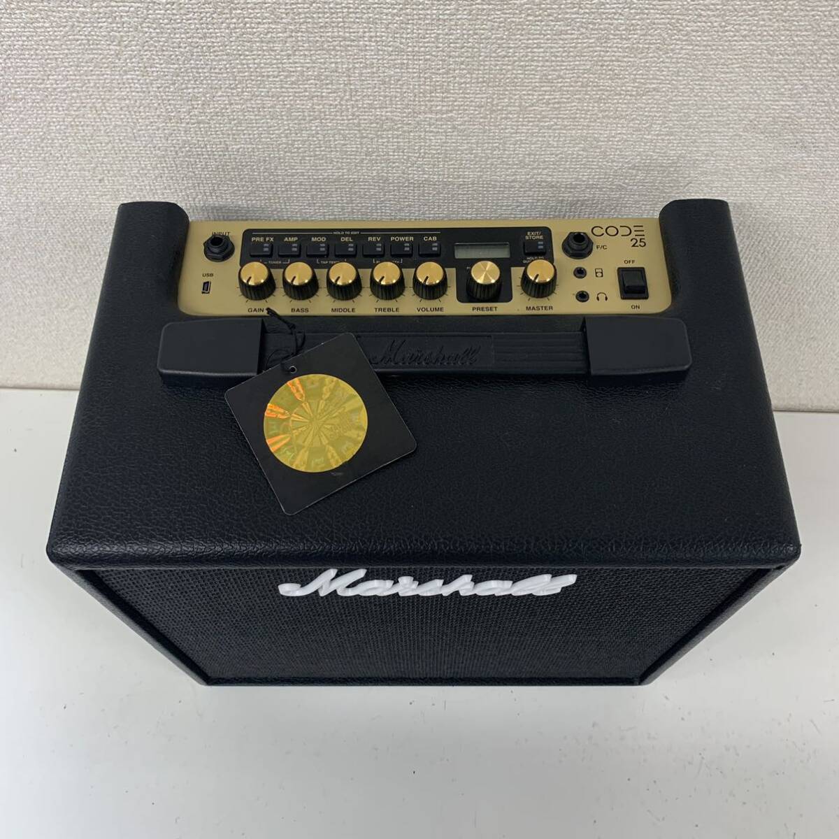 【Hb1】 Marshall CODE25 ギターアンプ マーシャル コンボアンプ 動作品 元箱 1757-51の画像3