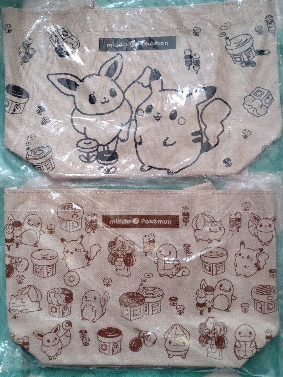 [ не использовался ] Mister Donut Pokemon сумка бесплатная доставка 