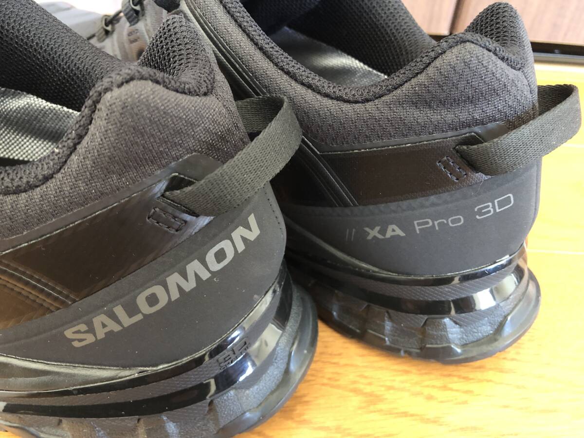 SALOMON XA PRO 3D v8 GORE-TEX 27.5 Black サロモン ブラック ゴアテックス スニーカー シューズ トレイルランニング 黒 靴 防水の画像8