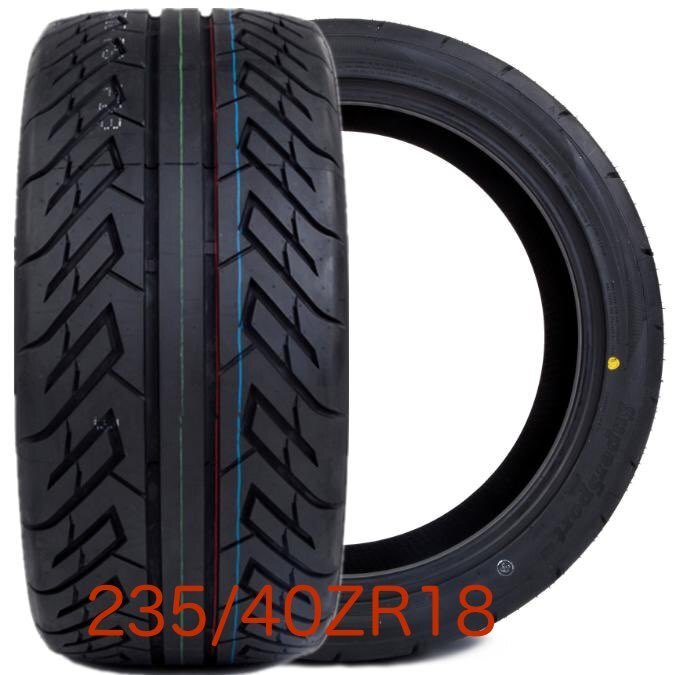 Zeknova SuperSport RS 235/40ZR18 235/40/18 235/40R18 1本 スーパースポーツRS スパスポ ゼクノーバ ゼクノバ ドリフト の画像1