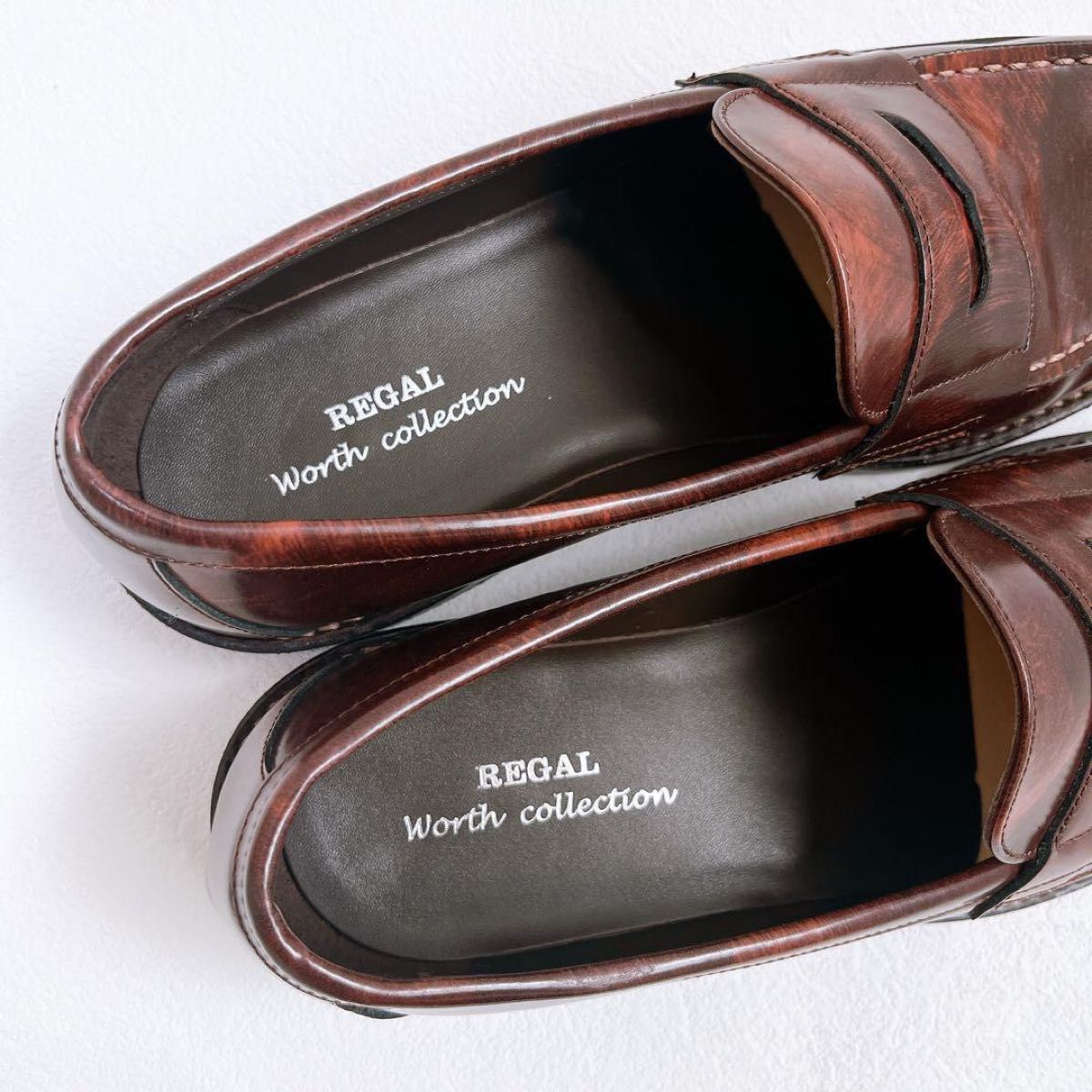 【美品】1回のみ使用品　REGAL リーガル　ビジネスシューズ　革靴　25EE