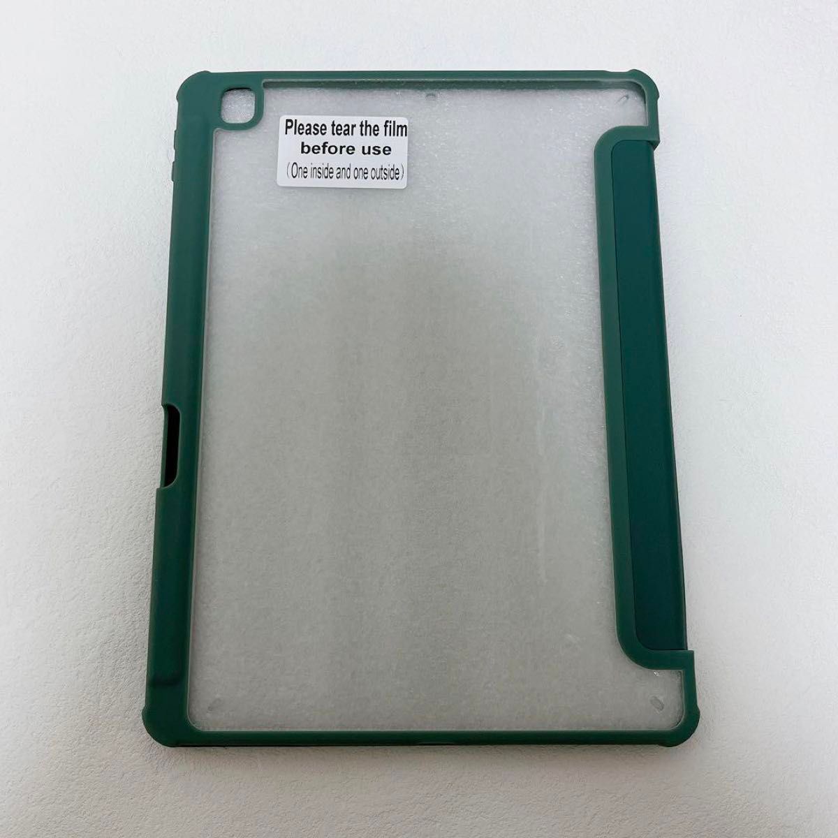 【未使用品】ipadケース 10.2インチ　第9世代/第8世代/第7世代　透明背面 透明バックカバー