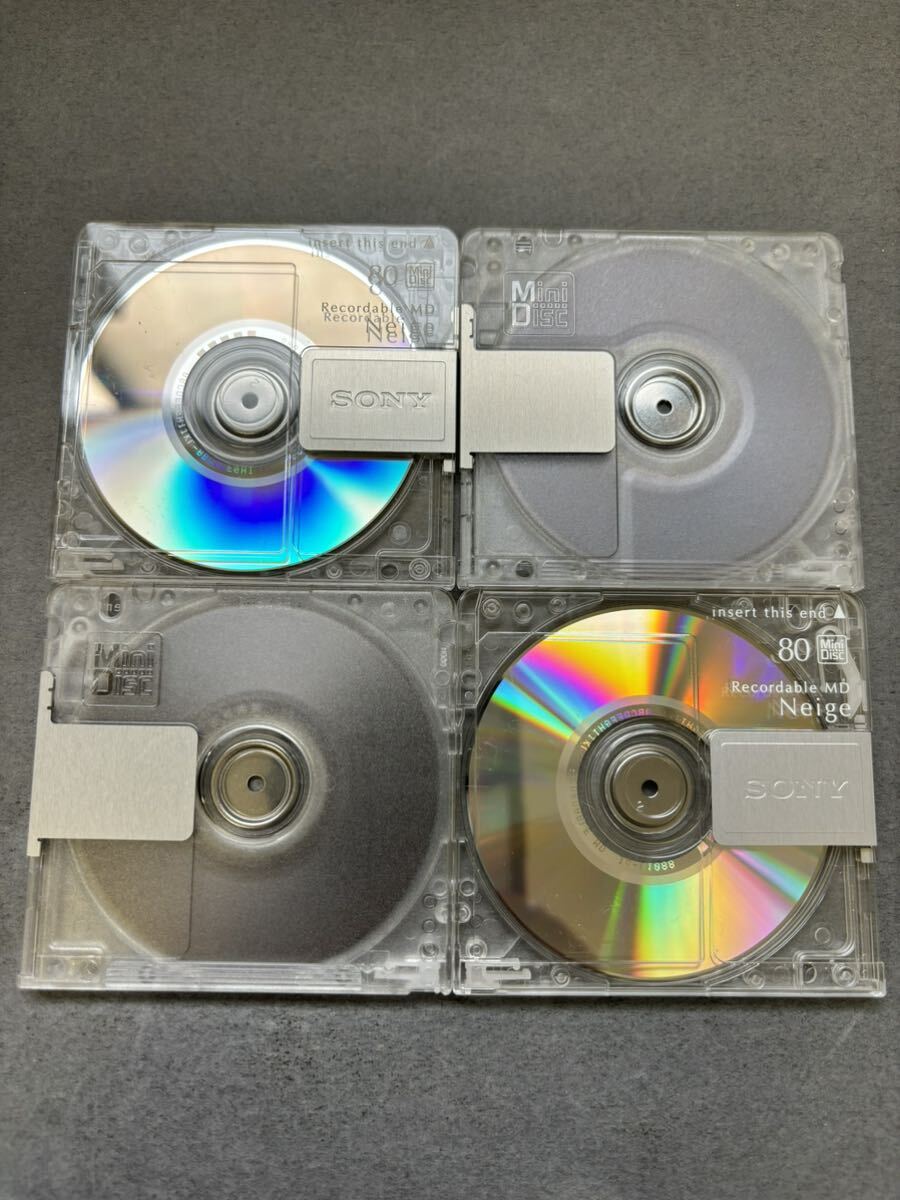 MD ミニディスク minidisc 中古 初期化済 SONY ソニー NEIGE 80 10枚セットの画像3