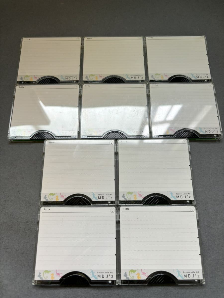 MD ミニディスク minidisc 中古 初期化済 AXIA アクシア J'z 74 グリーン 10枚セット 送料込みの画像2