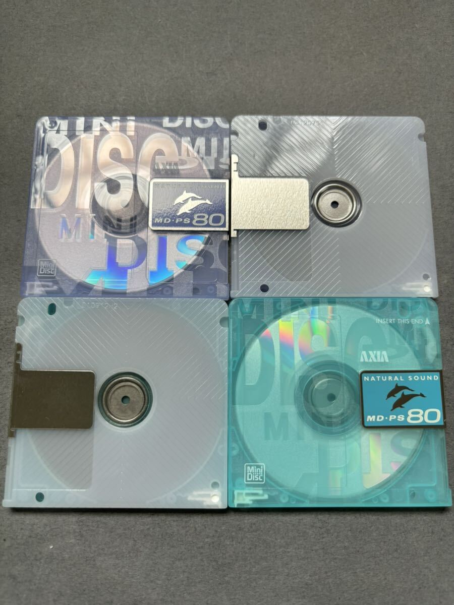 MD ミニディスク minidisc 中古 初期化済 AXIA アクシア PS 80 10枚セット_画像3