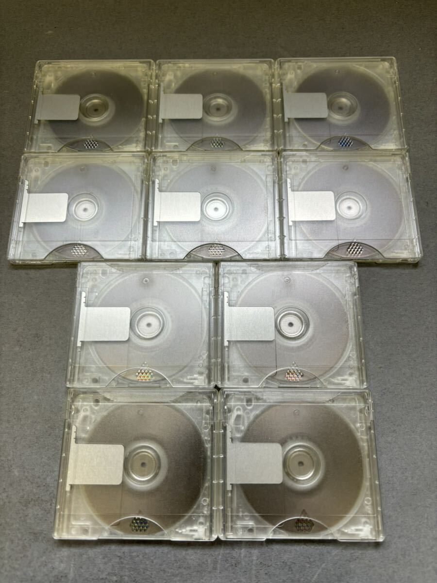 MD ミニディスク minidisc 中古 初期化済 Victor ビクター CLEAR 80 10枚セット_画像2