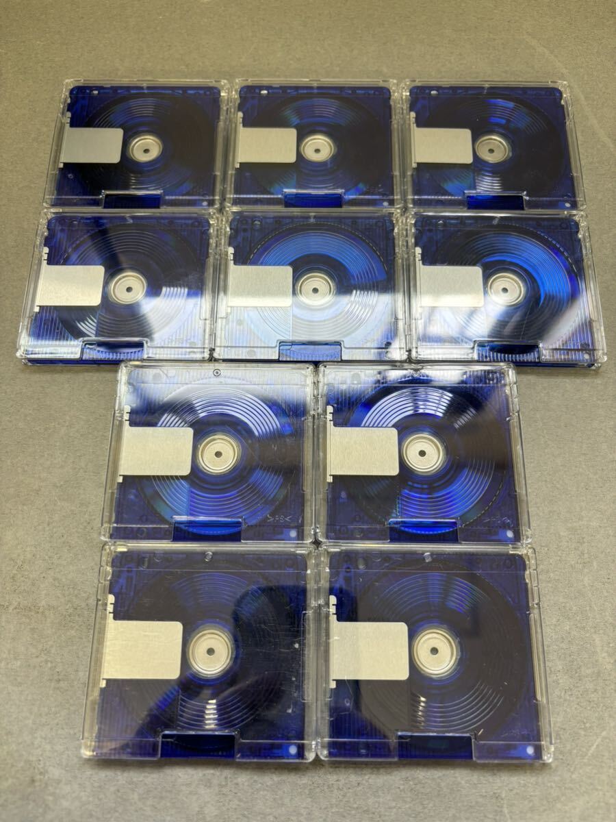 MD ミニディスク minidisc 中古 初期化済 TDK MUSIC JACK MJ 74 ブルー 10枚セット_画像2