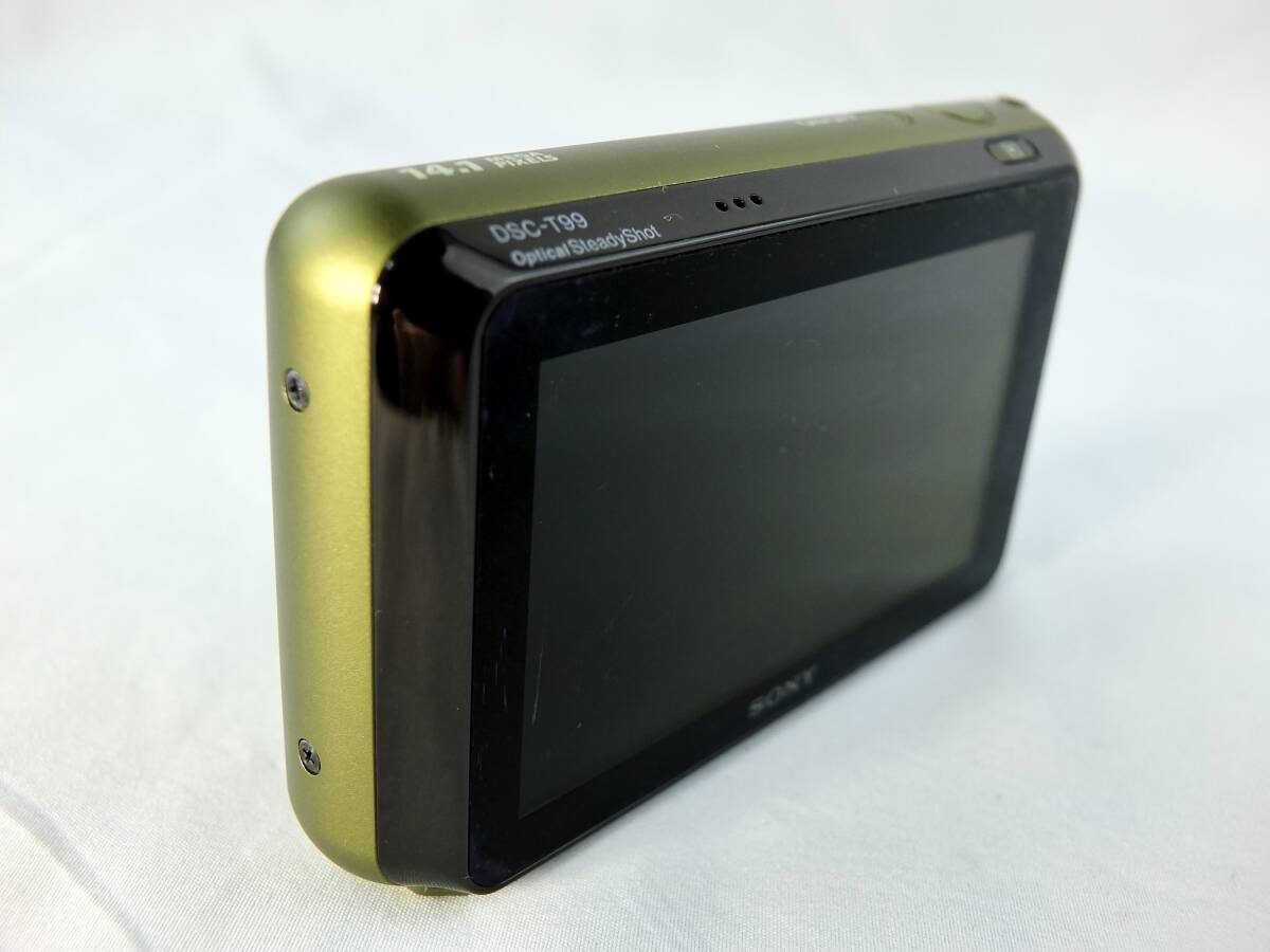 ★動作確認済美品★ソニー SONY CYBER-SHOT DSC-T99G！純正充電器BC-CSNB付属！3.0型ワイド＆タッチパネル液晶！#00870#0023#089210#33の画像4