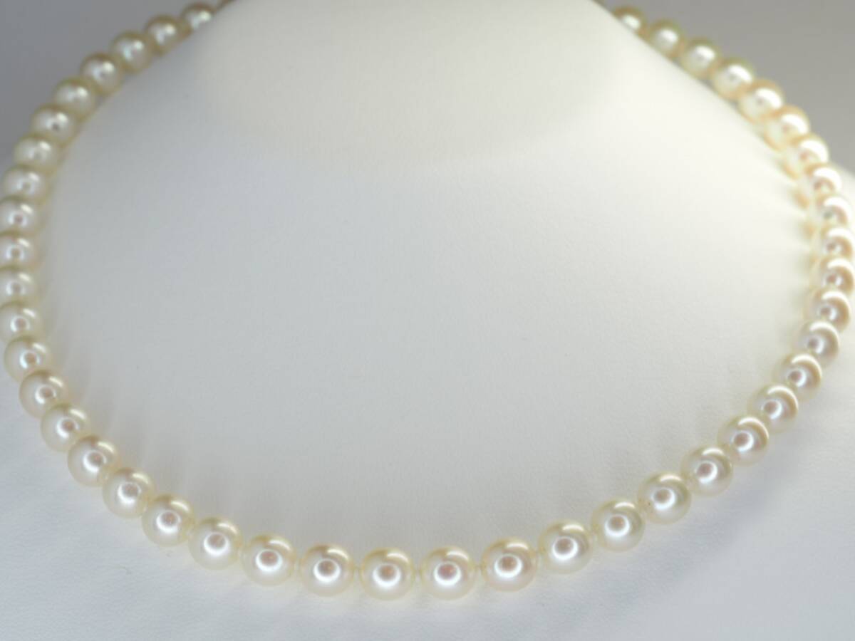 ◆615 祭り！MIKIMOTO ミキモト 極上良質天然アコヤ本真珠ネックレスの画像1