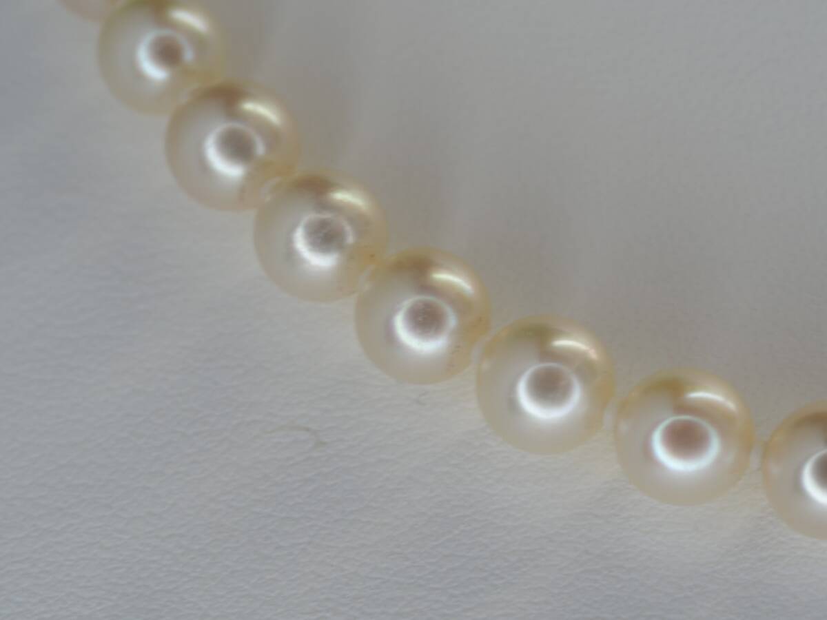 ◆615 祭り！MIKIMOTO ミキモト 極上良質天然アコヤ本真珠ネックレスの画像2