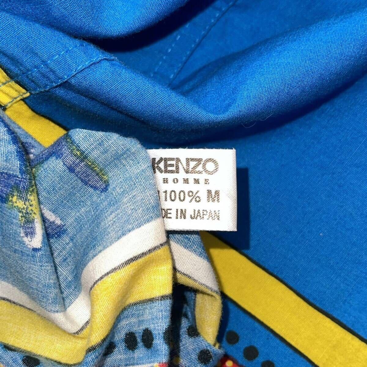 1997s kenzo paris shirts 90s collection archive rare vintage Japanese label brand kenzo Takadaの画像6