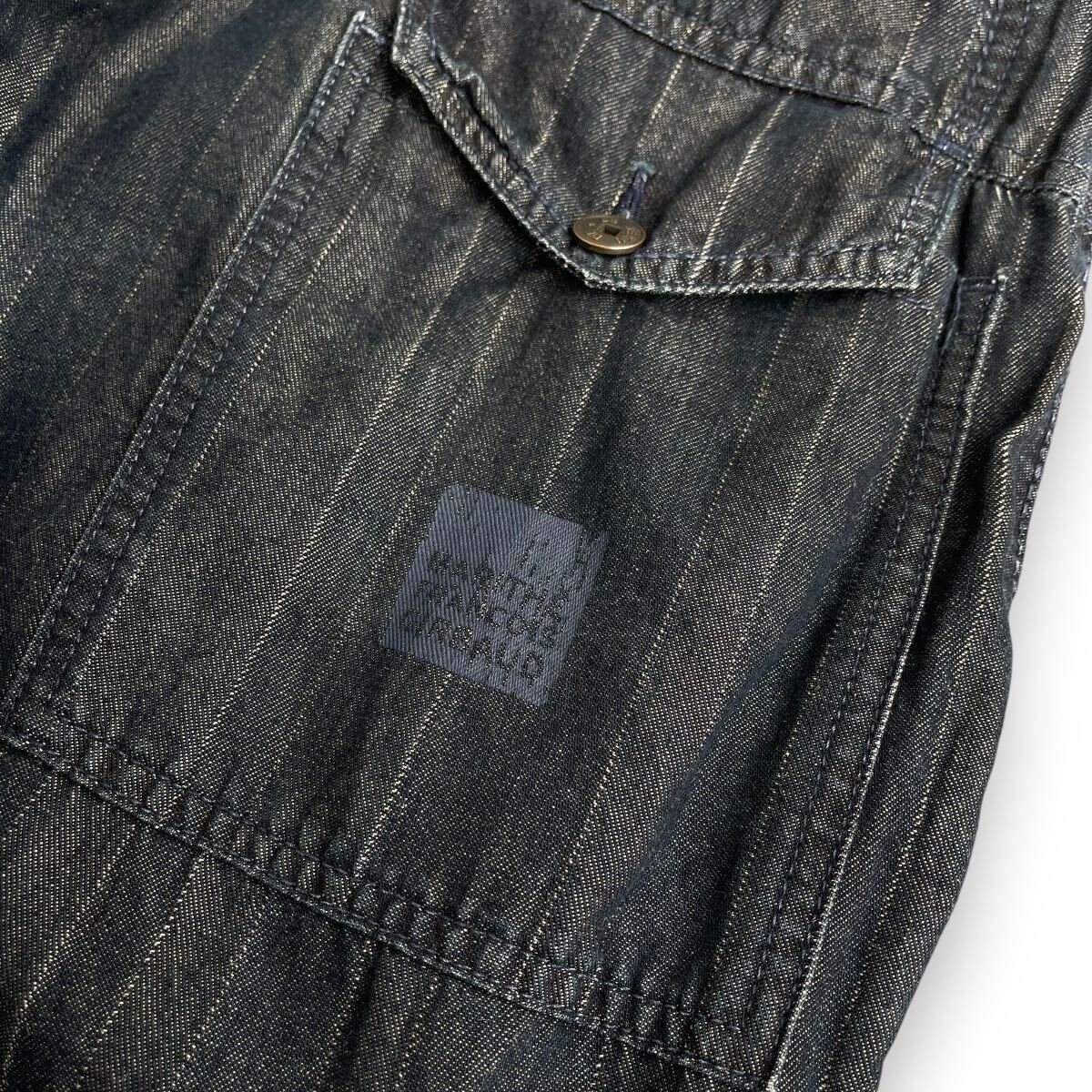 00s Marithe + Francois Girbaud denim pants stitch vintage boro damage code ジルボーの画像6