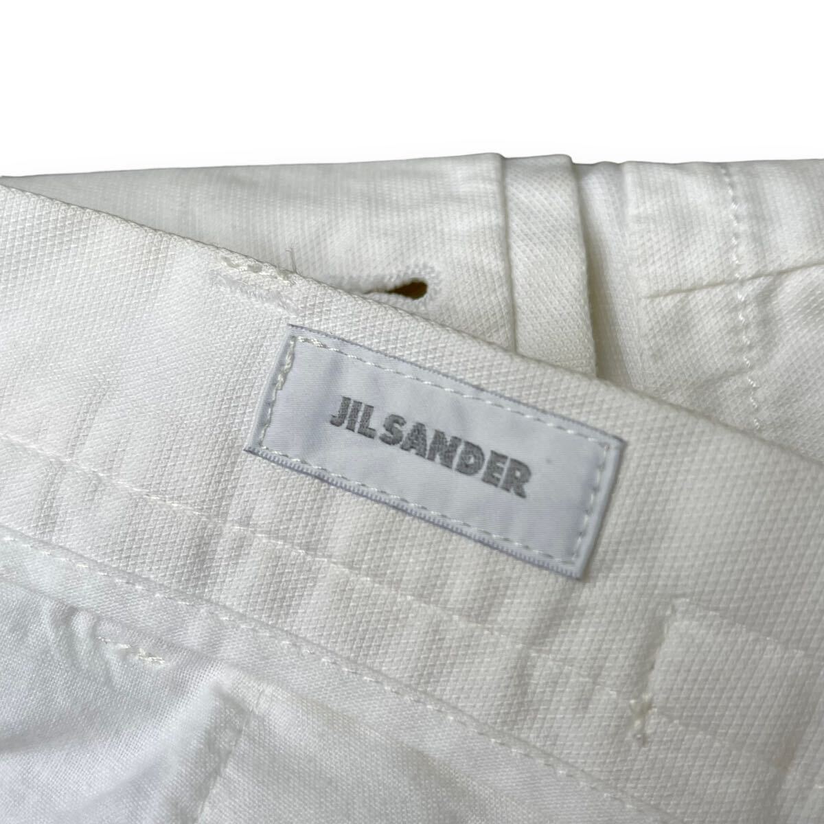 2010ss jil sander by Raf simons white slacks pants collection rare archive Italy の画像7