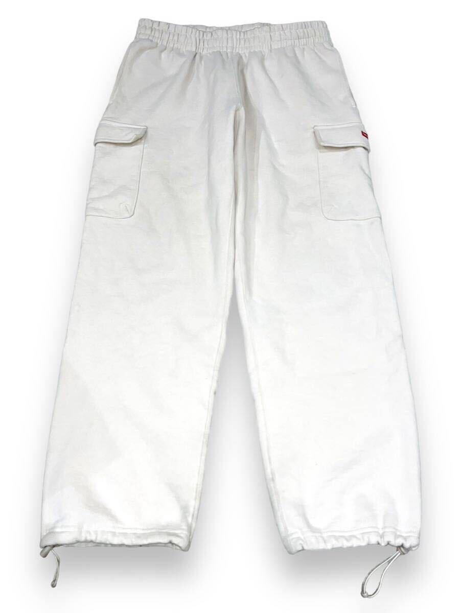Supreme white cargo heavy sweat pants street brand New York collection archive シュプリーム skaterの画像1
