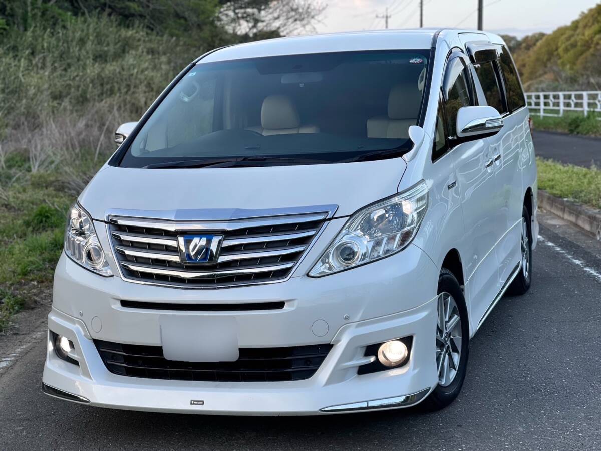 H24 20アルファードHV X 極美車 4WD/モデリスタフルエアロ/純正ナビ/両側パワースライドドア/クルーズコントロール/ETC 検令和7年8月迄の画像1