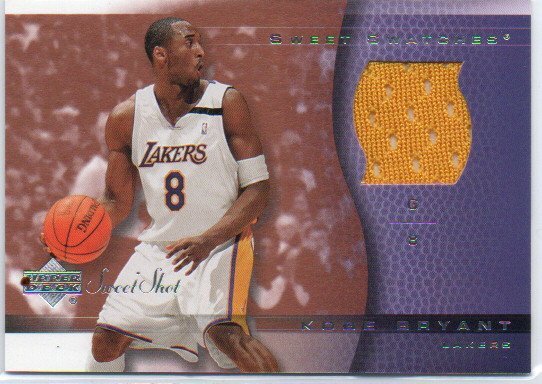 【Kobe Bryant】 2003 Upper Deck Sweet Shot Sweet Swatches Jerseyの画像1